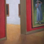 oil painting of doorway