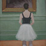 painting of dancer in gallery